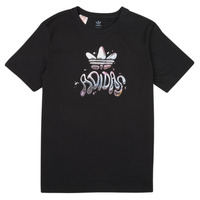 vaatteet Tytöt Lyhythihainen t-paita adidas Originals HL9428 Musta