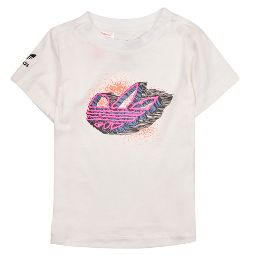 vaatteet Lapset Lyhythihainen t-paita adidas Originals HL2198 Valkoinen