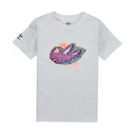 vaatteet Lapset Lyhythihainen t-paita adidas Originals HL6856 Valkoinen