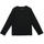 vaatteet Tytöt T-paidat pitkillä hihoilla Karl Lagerfeld Z15391-09B Musta