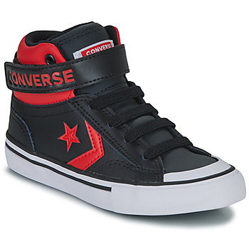 kengät Lapset Korkeavartiset tennarit Converse Pro Blaze Strap Varsity Color Hi Musta / Punainen