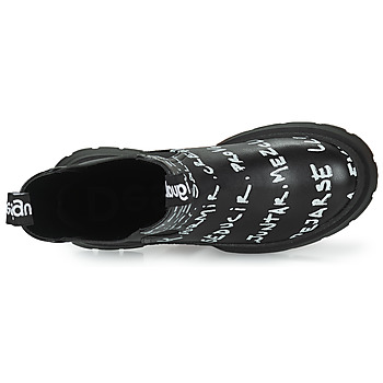 Desigual SHOES CHELSEA HIGH LETTERING Musta