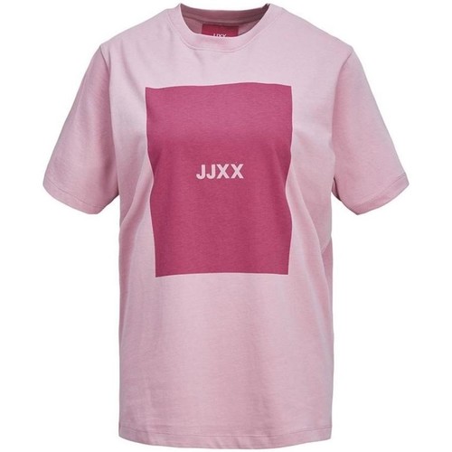 vaatteet Naiset Lyhythihainen t-paita Jjxx  Vaaleanpunainen