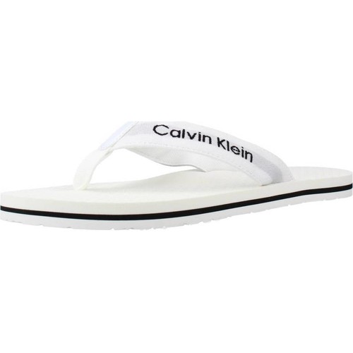kengät Naiset Varvassandaalit Calvin Klein Jeans HW0HW00865 Valkoinen
