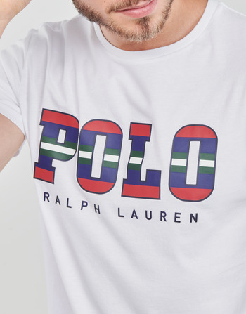 Polo Ralph Lauren G223SC41-SSCNCMSLM1-SHORT SLEEVE-T-SHIRT Valkoinen / Valkoinen 