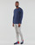vaatteet Miehet T-paidat pitkillä hihoilla Polo Ralph Lauren K224SC08-LSCNCMSLM5-LONG SLEEVE-T-SHIRT Sininen / Hiekka / leopardi denim / Sininen / Heather