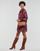 vaatteet Naiset Lyhyt mekko Liu Jo WF2317 Viininpunainen / Vaaleanpunainen