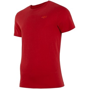 vaatteet Miehet Lyhythihainen t-paita 4F TSM352 Punainen