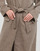 vaatteet Naiset Paksu takki Only ONLLIPA L/S LONG BELT CHECK COAT CC PNT Musta