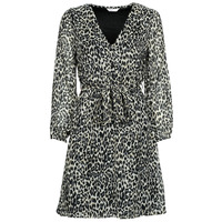 vaatteet Naiset Lyhyt mekko Only ONLCERA 3/4 SHORT DRESS WVN Leopardi