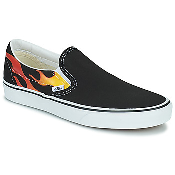 kengät Miehet Tennarit Vans CLASSIC SLIP-ON FLAM Musta / Punainen