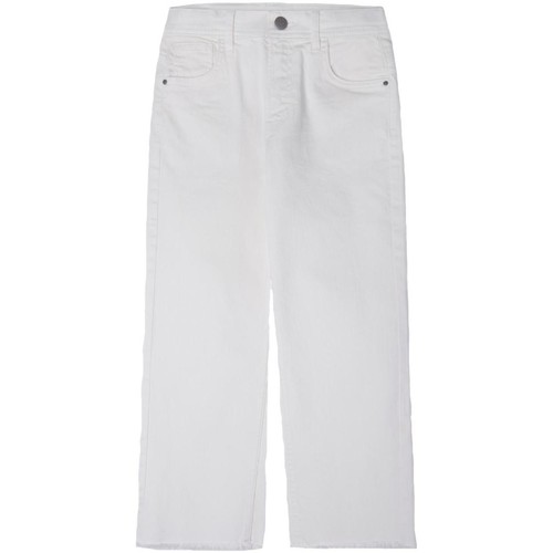 vaatteet Tytöt Farkut Pepe jeans  Valkoinen