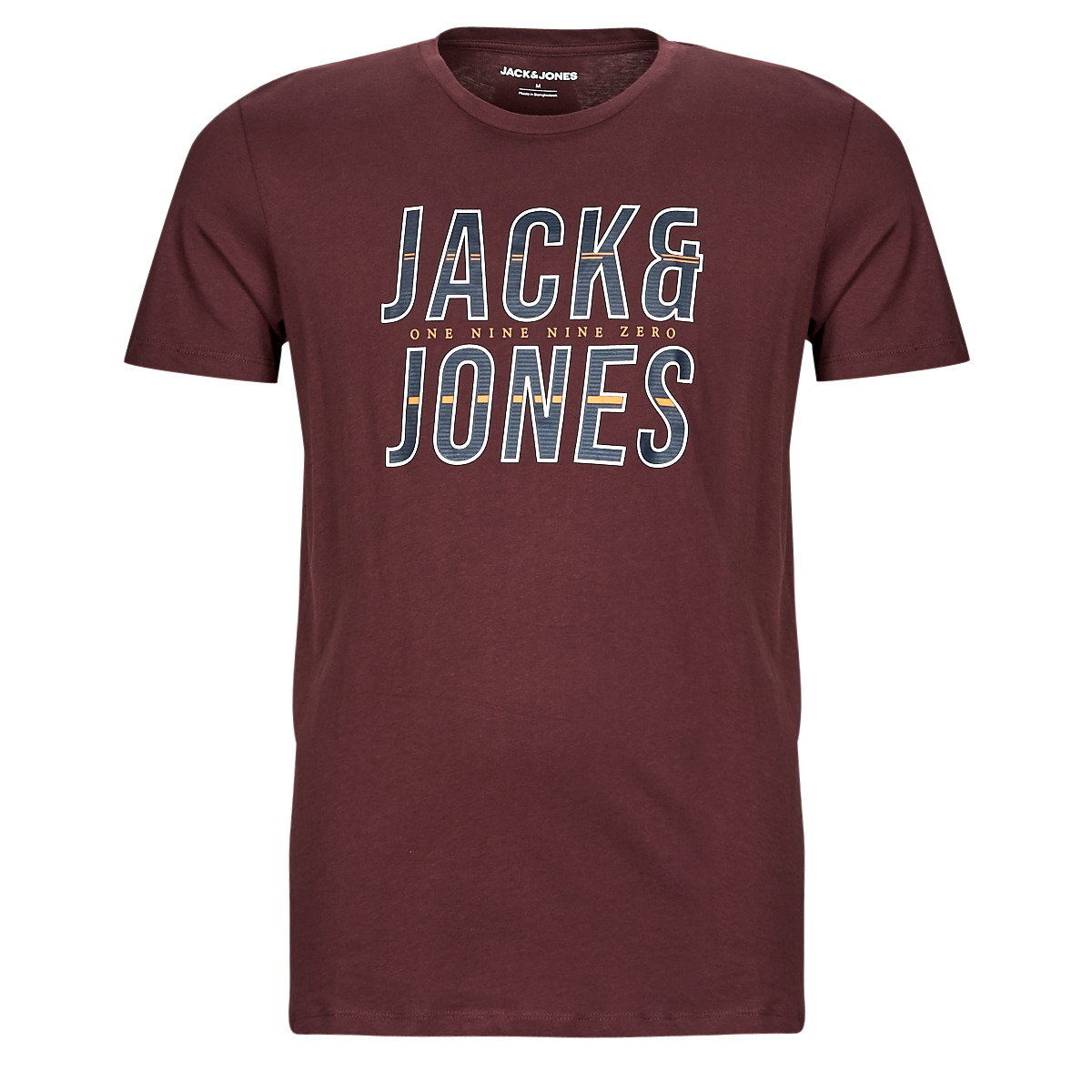 vaatteet Miehet Lyhythihainen t-paita Jack & Jones JJXILO TEE SS CREW NECK Viininpunainen