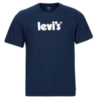 vaatteet Miehet Lyhythihainen t-paita Levi's SS RELAXED FIT TEE Poster / Dress / Sininen