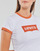vaatteet Naiset Lyhythihainen t-paita Levi's GRAPHIC RINGER MINI TEE Oranssi / Bright / Valkoinen 
