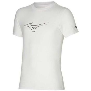 vaatteet Miehet Lyhythihainen t-paita Mizuno Athletic RB Tee Valkoinen
