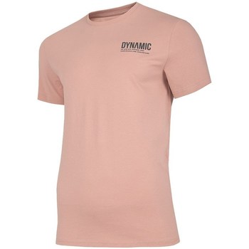 vaatteet Miehet Lyhythihainen t-paita 4F TSM024 Vaaleanpunainen