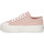 kengät Naiset Tennarit Superga A50 STRIPE PLATFORM Vaaleanpunainen