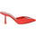 kengät Naiset Sandaalit ja avokkaat Steve Madden RED LUXE CITY SATIN Punainen