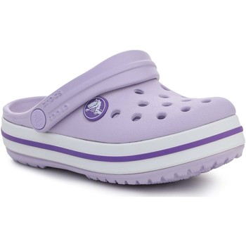 kengät Tytöt Puukengät Crocs Crocband Kids Clog T 207005-5P8 Violetti