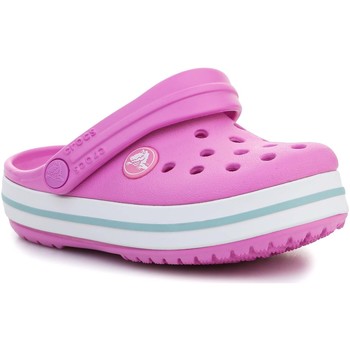 kengät Tytöt Puukengät Crocs Crocband Kids Clog T 207005-6SW Vaaleanpunainen