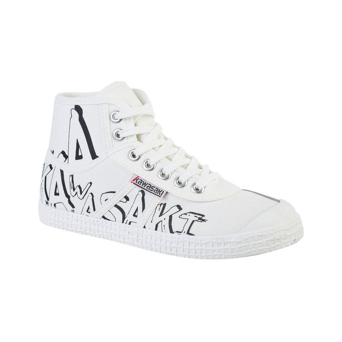 kengät Naiset Tennarit Kawasaki Graffiti Canvas Boot K202415 1002 White Valkoinen