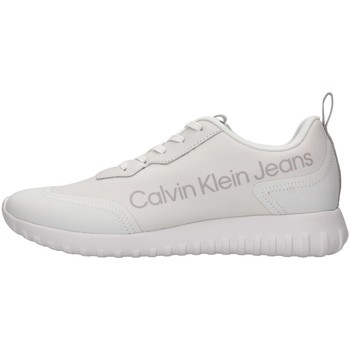 kengät Miehet Matalavartiset tennarit Calvin Klein Jeans YM0YM00338 Valkoinen