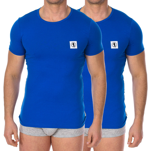 vaatteet Miehet Lyhythihainen t-paita Bikkembergs BKK1UTS07BI-BLUE Sininen