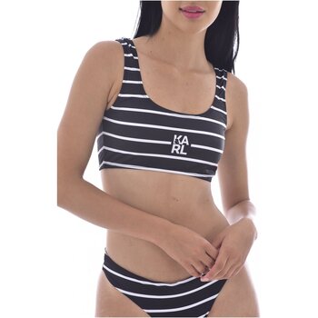 vaatteet Naiset Yksiosainen uimapuku Karl Lagerfeld KL22WTP16 Musta