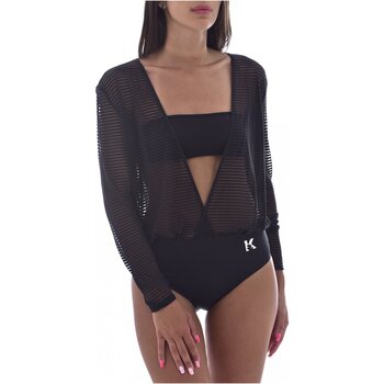 vaatteet Naiset Yksiosainen uimapuku Karl Lagerfeld KL22WOP11 Musta