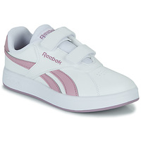 kengät Lapset Matalavartiset tennarit Reebok Classic REEBOK AM COURT ALT Valkoinen / Vaaleanpunainen