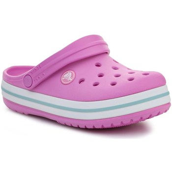 kengät Lapset Derby-kengät & Herrainkengät Crocs Crocband Clog Vaaleanpunainen