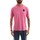 vaatteet Miehet Lyhythihainen t-paita Blauer 22SBLUH02151006206 Vaaleanpunainen