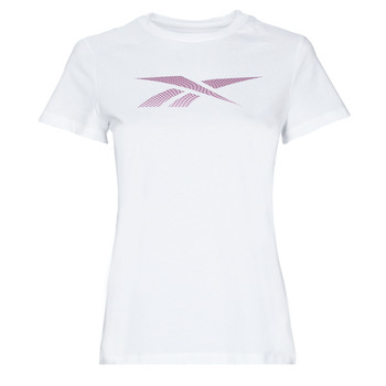 vaatteet Naiset Lyhythihainen t-paita Reebok Classic Vectr Graphic Tee Valkoinen