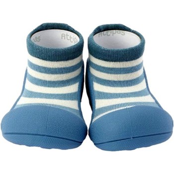 kengät Lapset Vauvan tossut Attipas PRIMEROS PASOS   STRIPE BLUE STR0101 Sininen