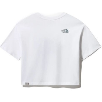 The North Face W CROPPED EASY TEE Valkoinen