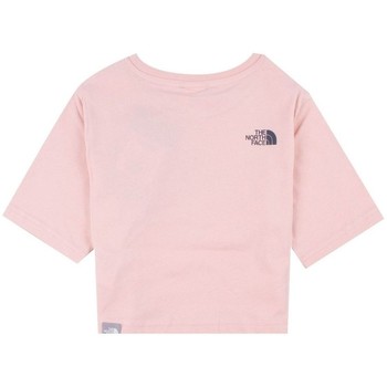 The North Face GHYÈ_ BNHGG SS CROPPED GRAPHIC TEE Vaaleanpunainen