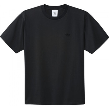 vaatteet Miehet T-paidat & Poolot adidas Originals Skateboarding 4.0 logo ss tee Musta