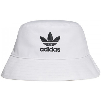 Asusteet / tarvikkeet Miehet Hatut adidas Originals Trefoil bucket hat adicolor Valkoinen