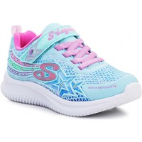 kengät Tytöt Sandaalit ja avokkaat Skechers Jumpsters- WISHFUL STAR 302323-AQPR Sininen
