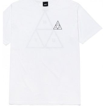 vaatteet Miehet Lyhythihainen t-paita Huf T-shirt ss essentials tt Valkoinen