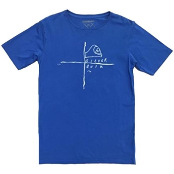 vaatteet Pojat Lyhythihainen t-paita Quiksilver  Sininen