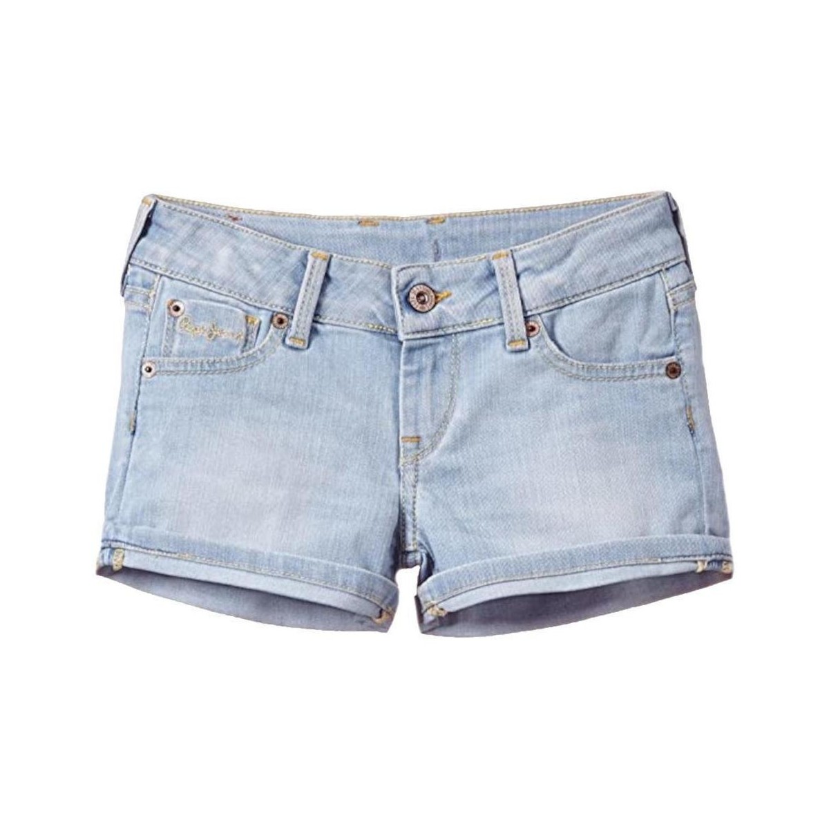 vaatteet Tytöt Shortsit / Bermuda-shortsit Pepe jeans  Sininen