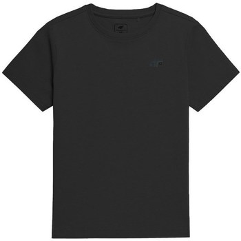 vaatteet Pojat Lyhythihainen t-paita 4F JTSM001 Musta