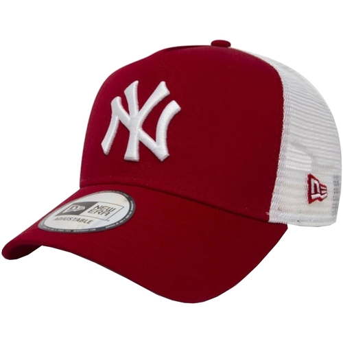 Asusteet / tarvikkeet Naiset Lippalakit New-Era New York Yankees MLB Clean Cap Punainen