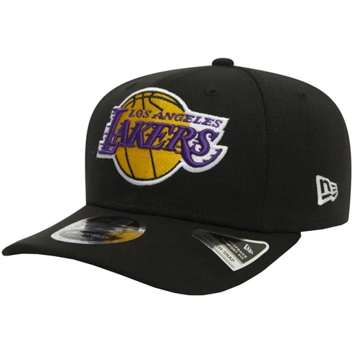 Asusteet / tarvikkeet Miehet Lippalakit New-Era 9FIFTY Los Angeles Lakers NBA Stretch Snap Cap Musta