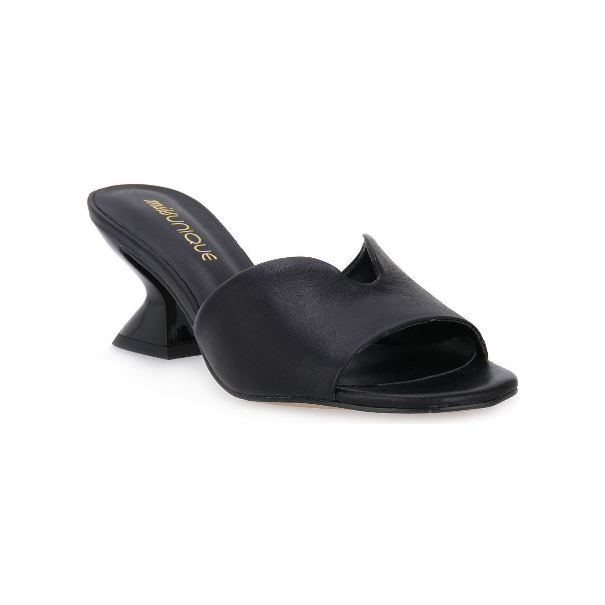 kengät Naiset Sandaalit ja avokkaat Miss Unique UNIQUE   PRETO SMOOTHIE Musta