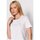 vaatteet Naiset T-paidat & Poolot Tommy Jeans DW0DW14616 Valkoinen