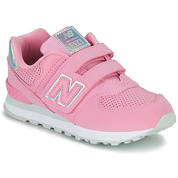kengät Lapset Matalavartiset tennarit New Balance 574 Vaaleanpunainen