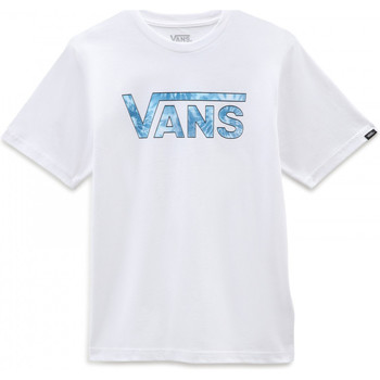 vaatteet Lapset T-paidat & Poolot Vans classic logo Valkoinen